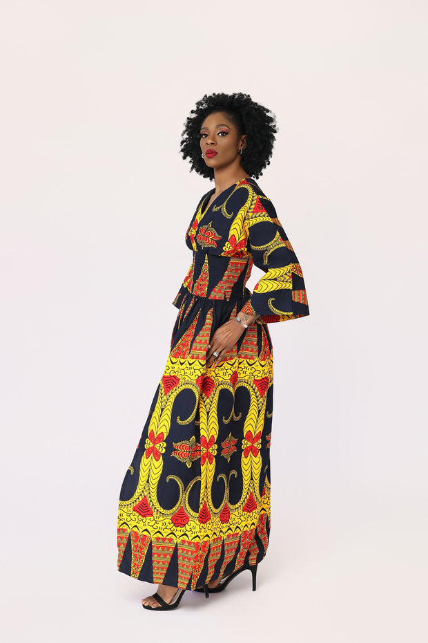 Layo African Print Dress