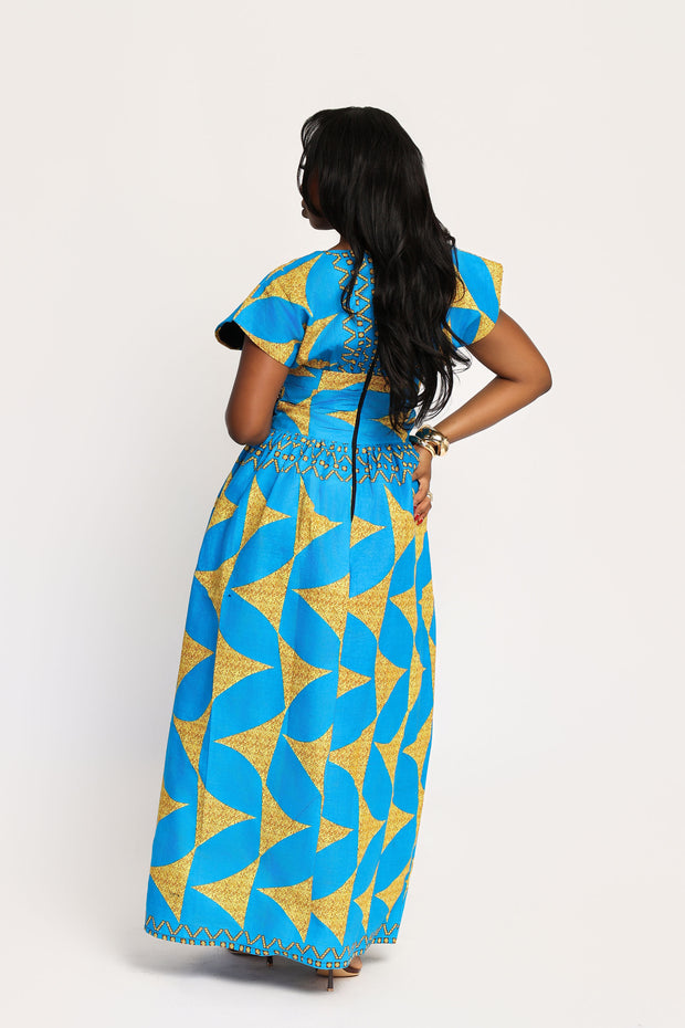 Adaobi African Print  Dress