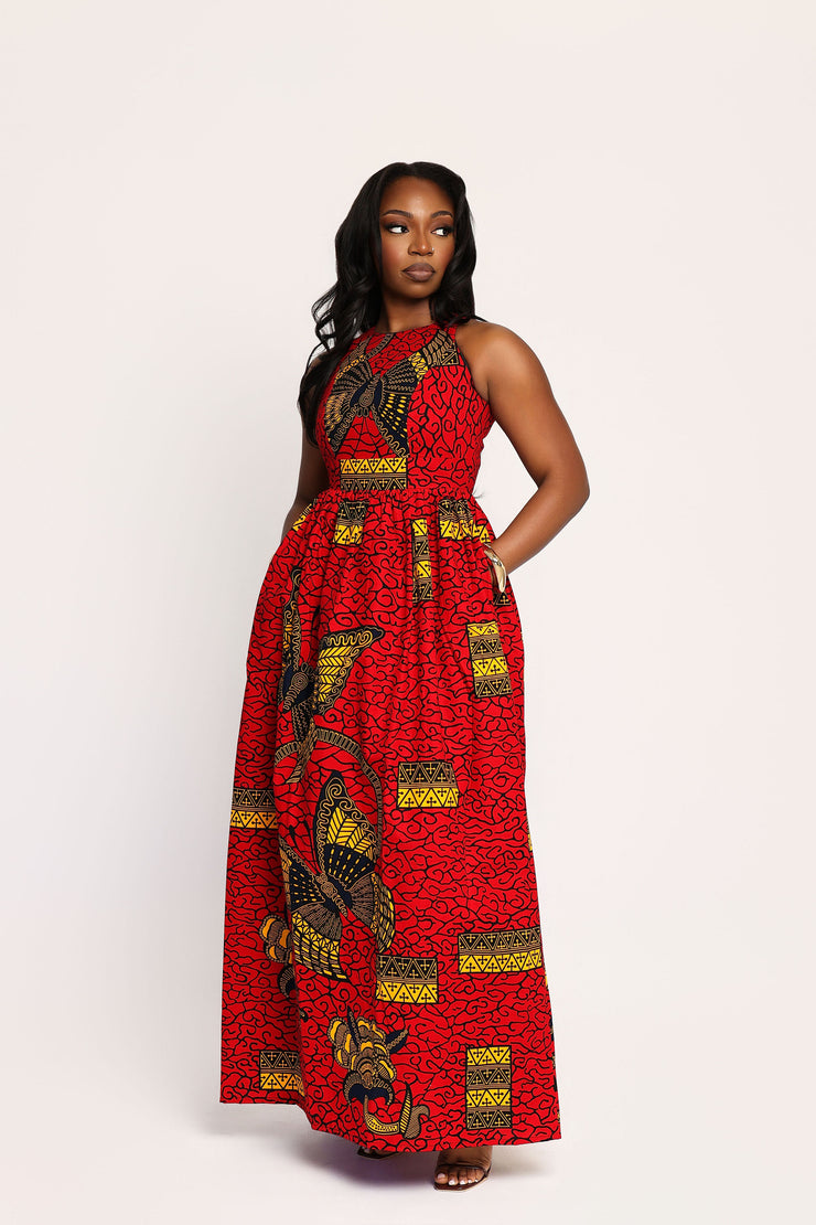 Madu African Print Dress