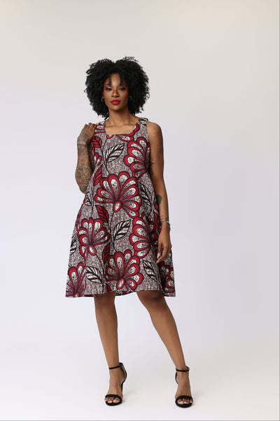 Moshe African Print Dress