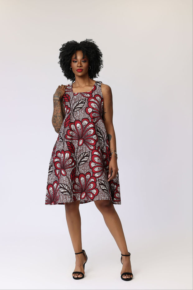 Moshe African Print Dress
