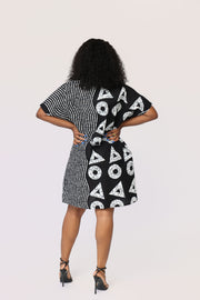 Nola African Print Dress