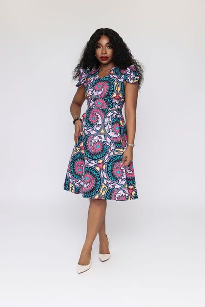 Ajibade African Print Dress Ajibade African Print Dress