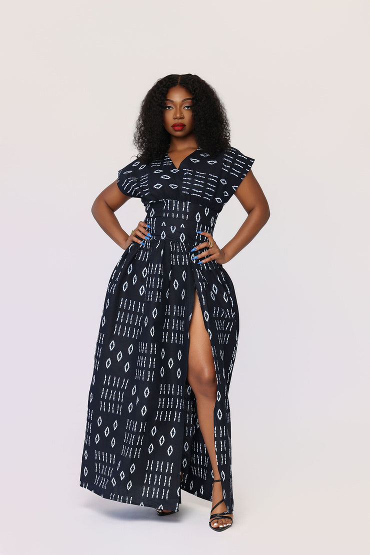 dress in lala Dressed Back zipper Feels Like Sunshine Jacquard Maxi