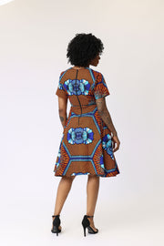 Morire African Print Dress