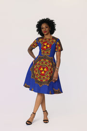 Mimi African Print Dress