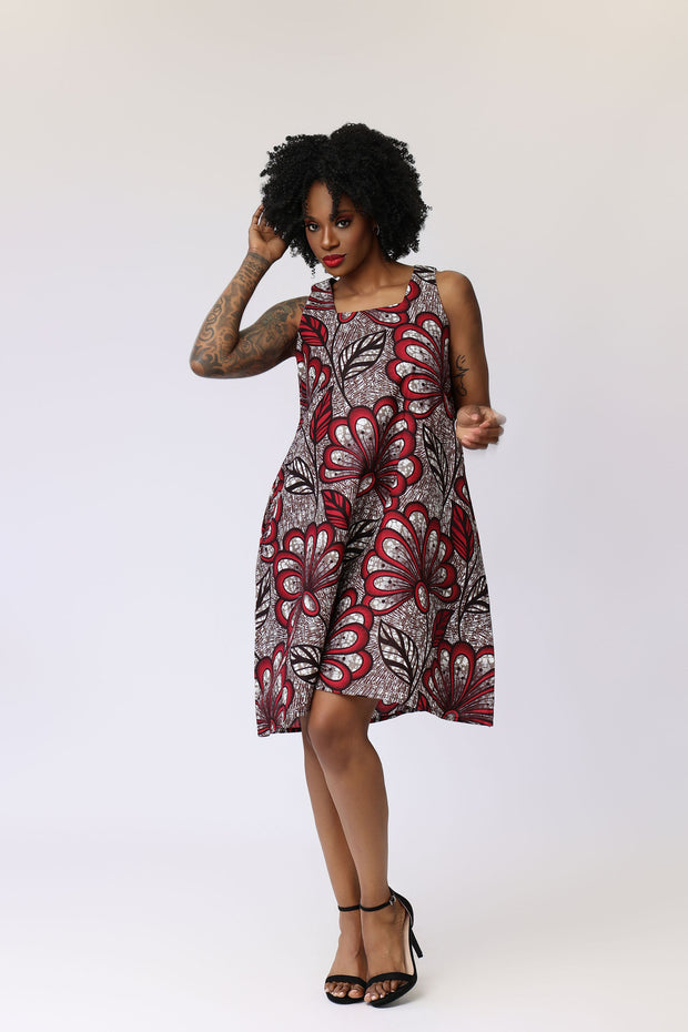 Moshe African Print Dress