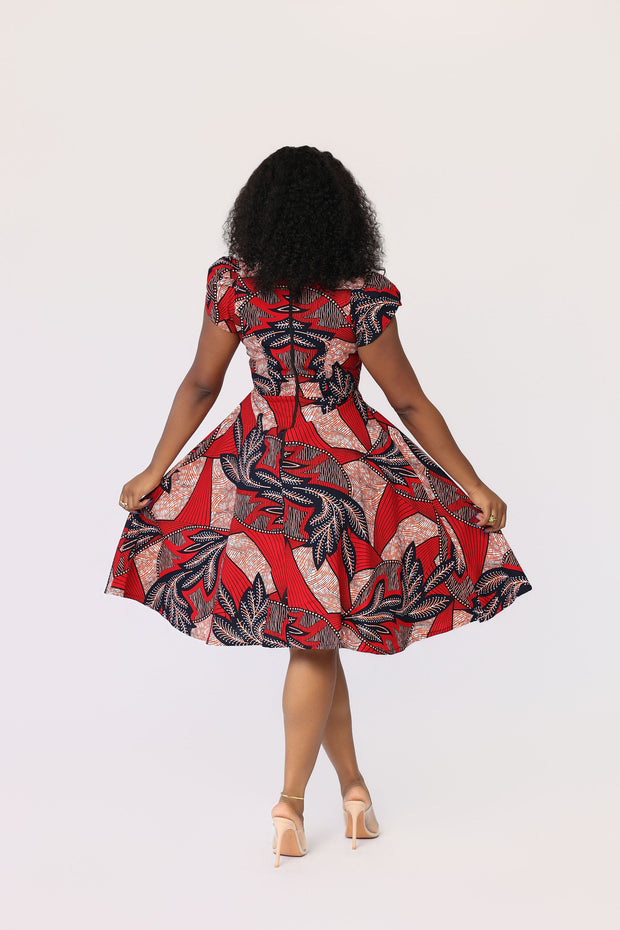 Moyin African Print Dress