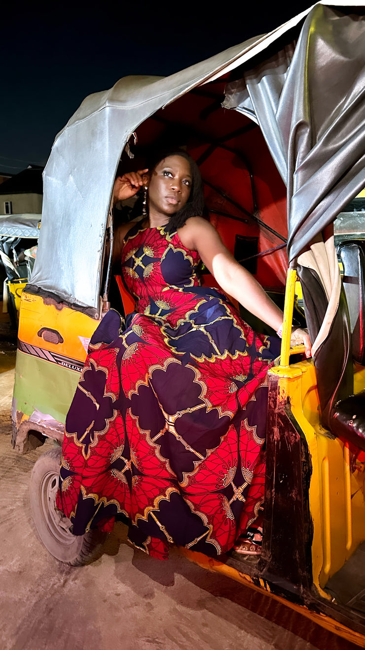 Aanu African Print Maxi Dress – Ray Darten