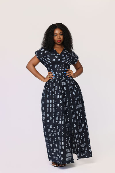 Lala African Print Dress