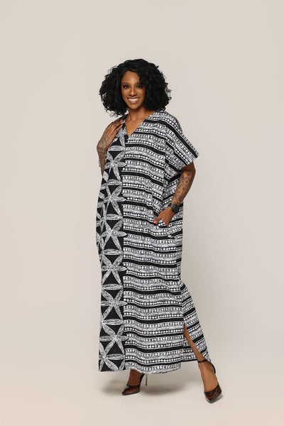 African Print and Embroidered Dresses For Women  Tagged "Kaftan" Ray  Darten