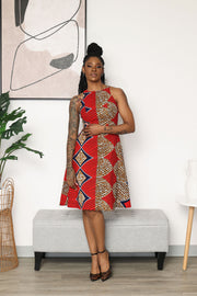 Ejiro African Print Dress