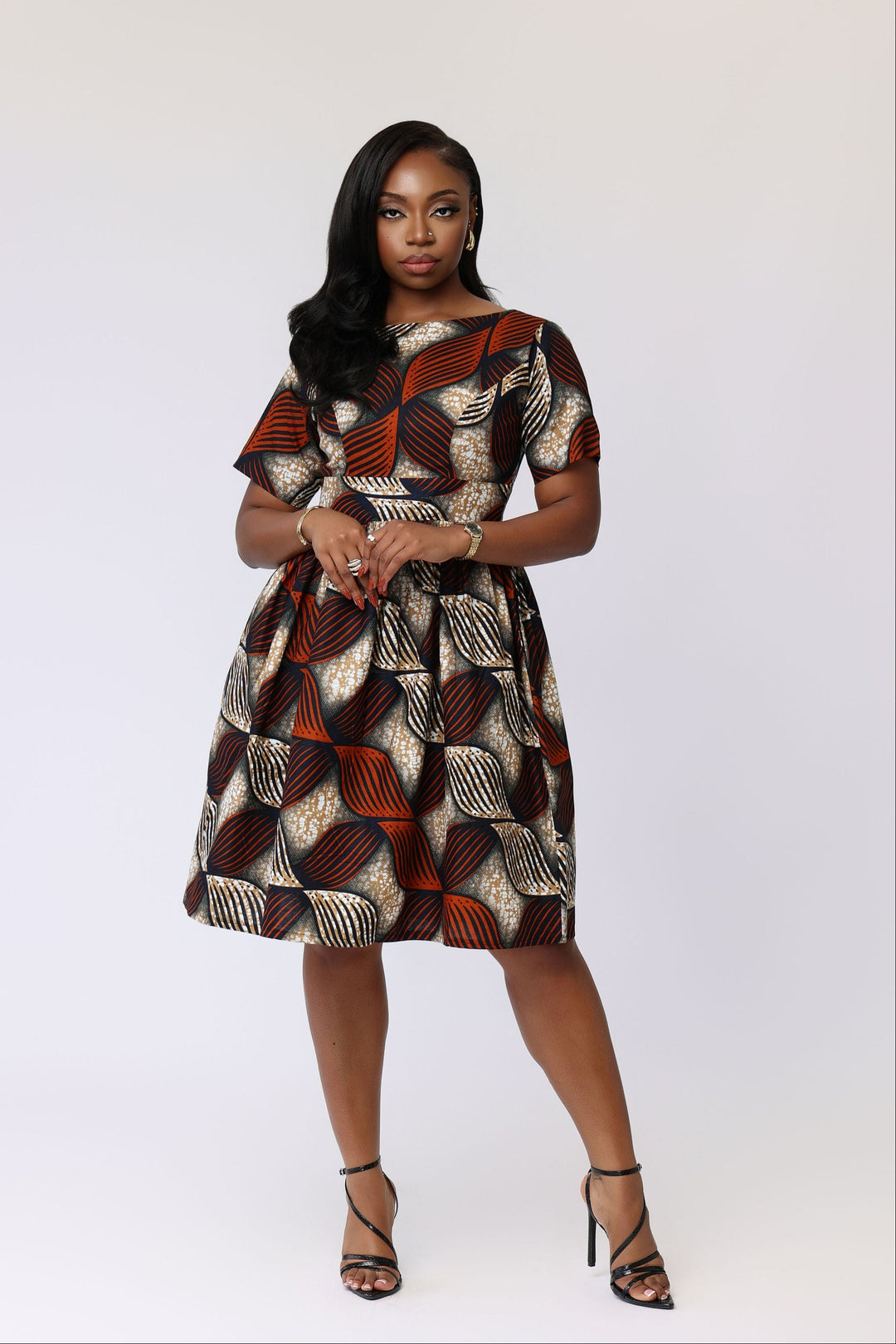 brown african dress Brown Dashiki Short Dress |#1 Best African Dress Wedding Style