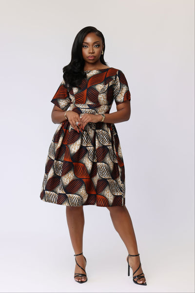 Loba  African Print Dress