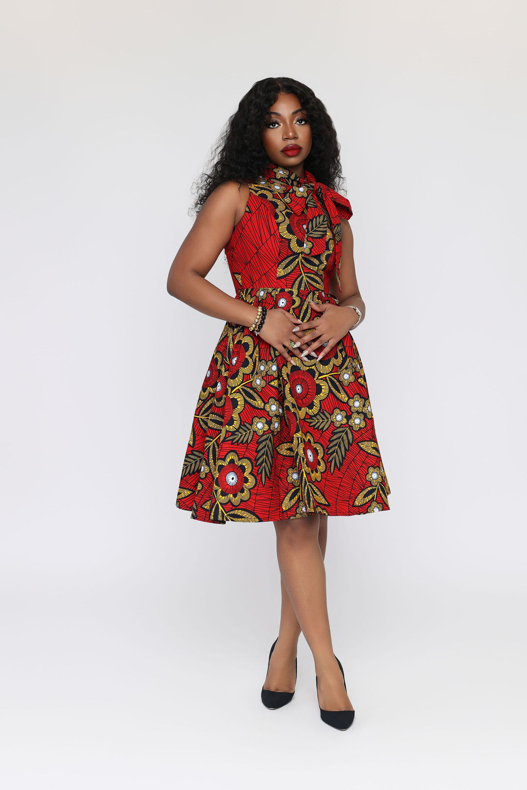 Adela African Print Dress Ray Darten Adela African Print Dress Ray Darten
