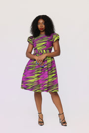Hawa African Print Dress