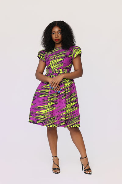 Hawa African Print Dress
