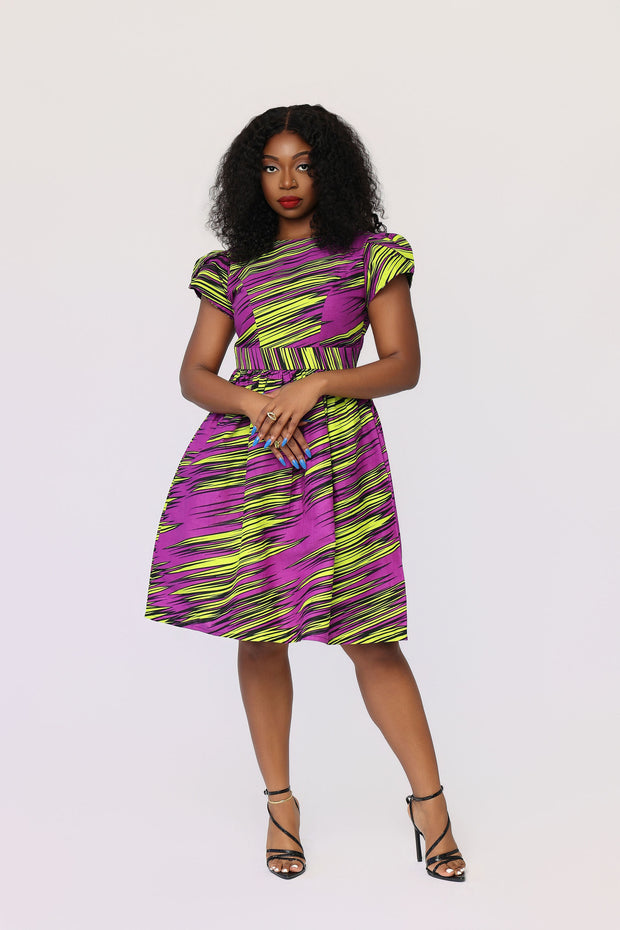 Hawa African Print Dress