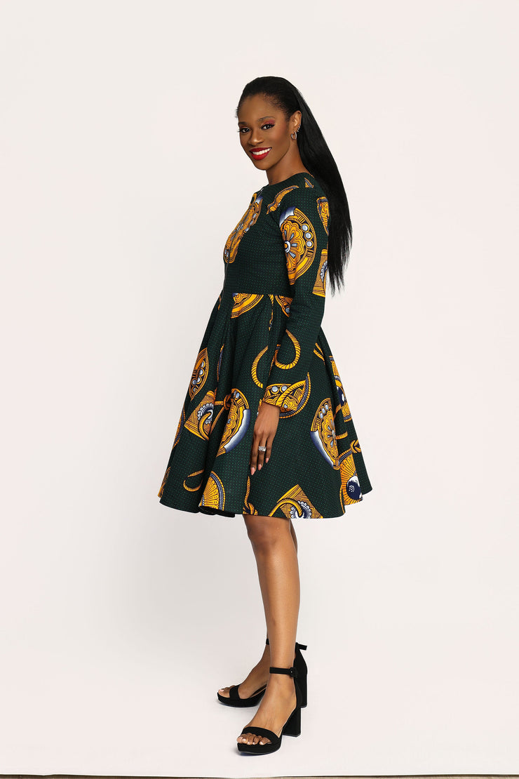 Olusoji African Print Jacket Dress