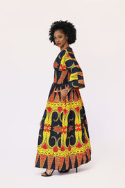Layo African Print Dress