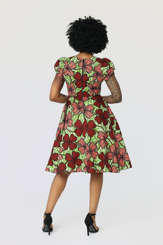 Fifi African Print Dress