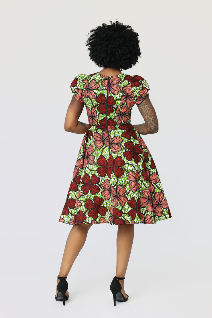 Fifi African Print Dress