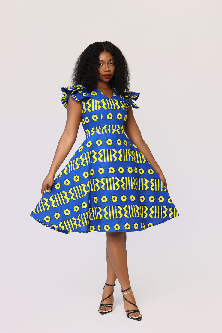 Awelewa  African Print Dress