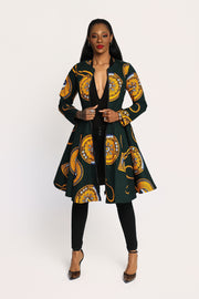 Olusoji African Print Jacket Dress