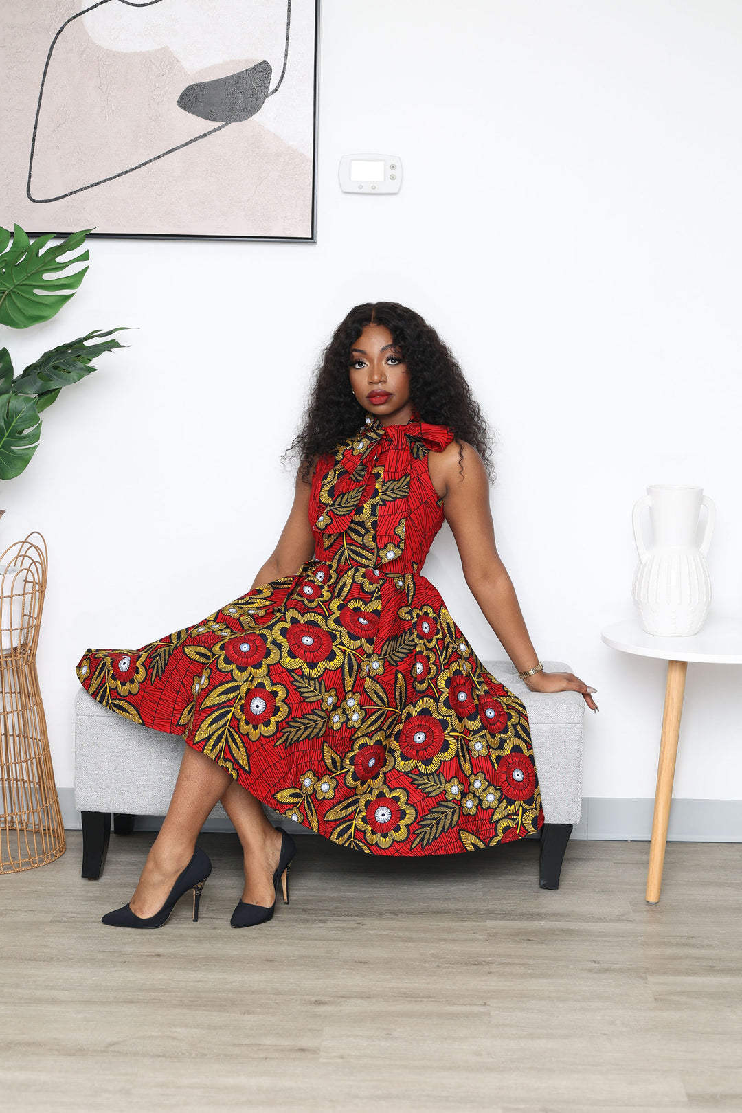 Adela African Print Dress – Ray Darten