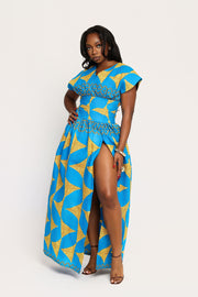Adaobi African Print  Dress