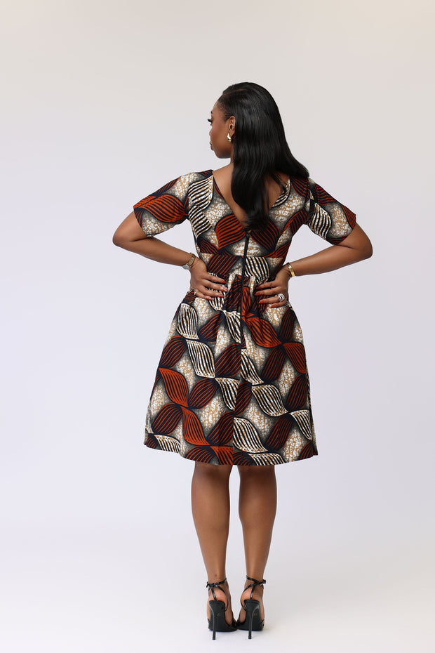 Loba  African Print Dress