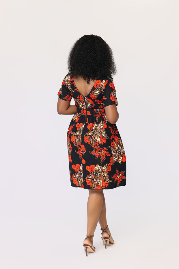 Rufai African Print Dress