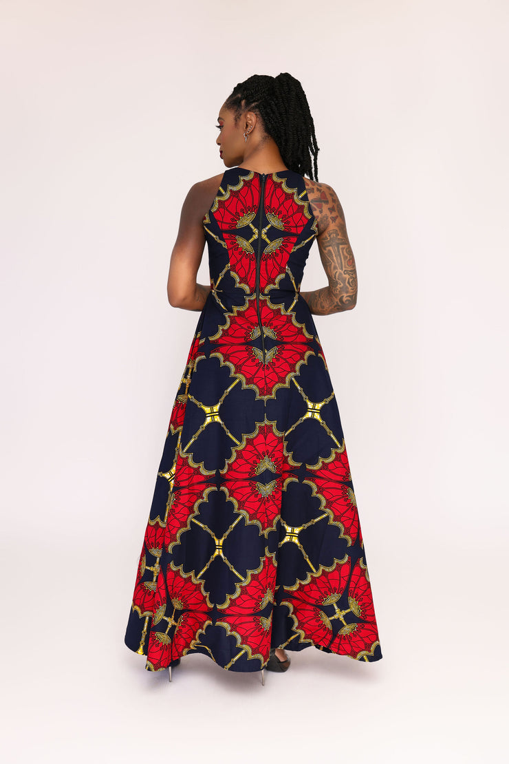 Aanu African Print Maxi Dress – Ray Darten