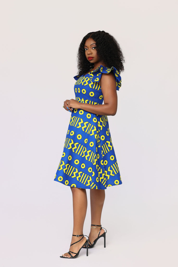 Awelewa  African Print Dress