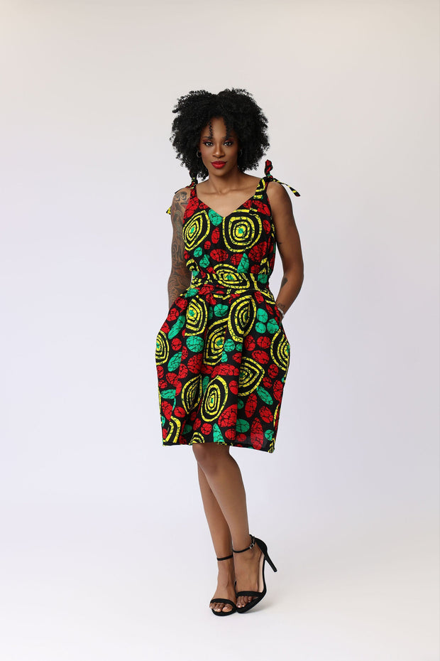 Ayaba African Print Dress