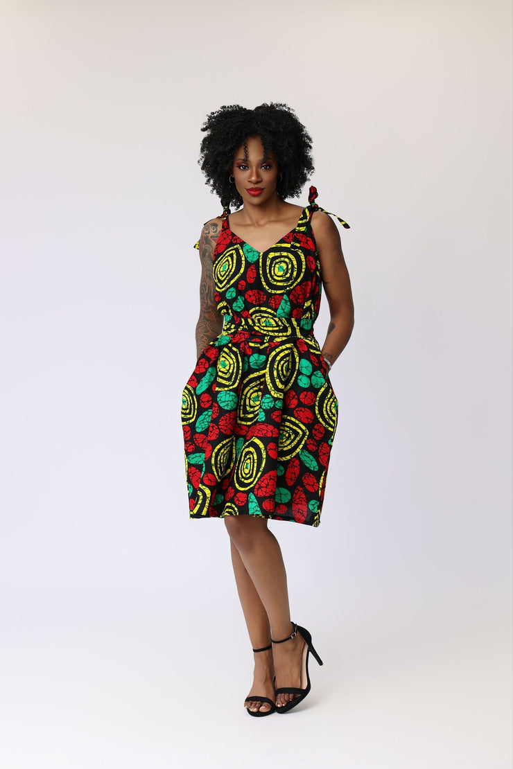 Ayaba African Print Dress