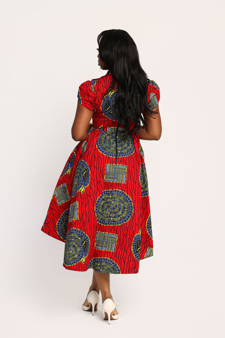 Fejiro African Print Dress