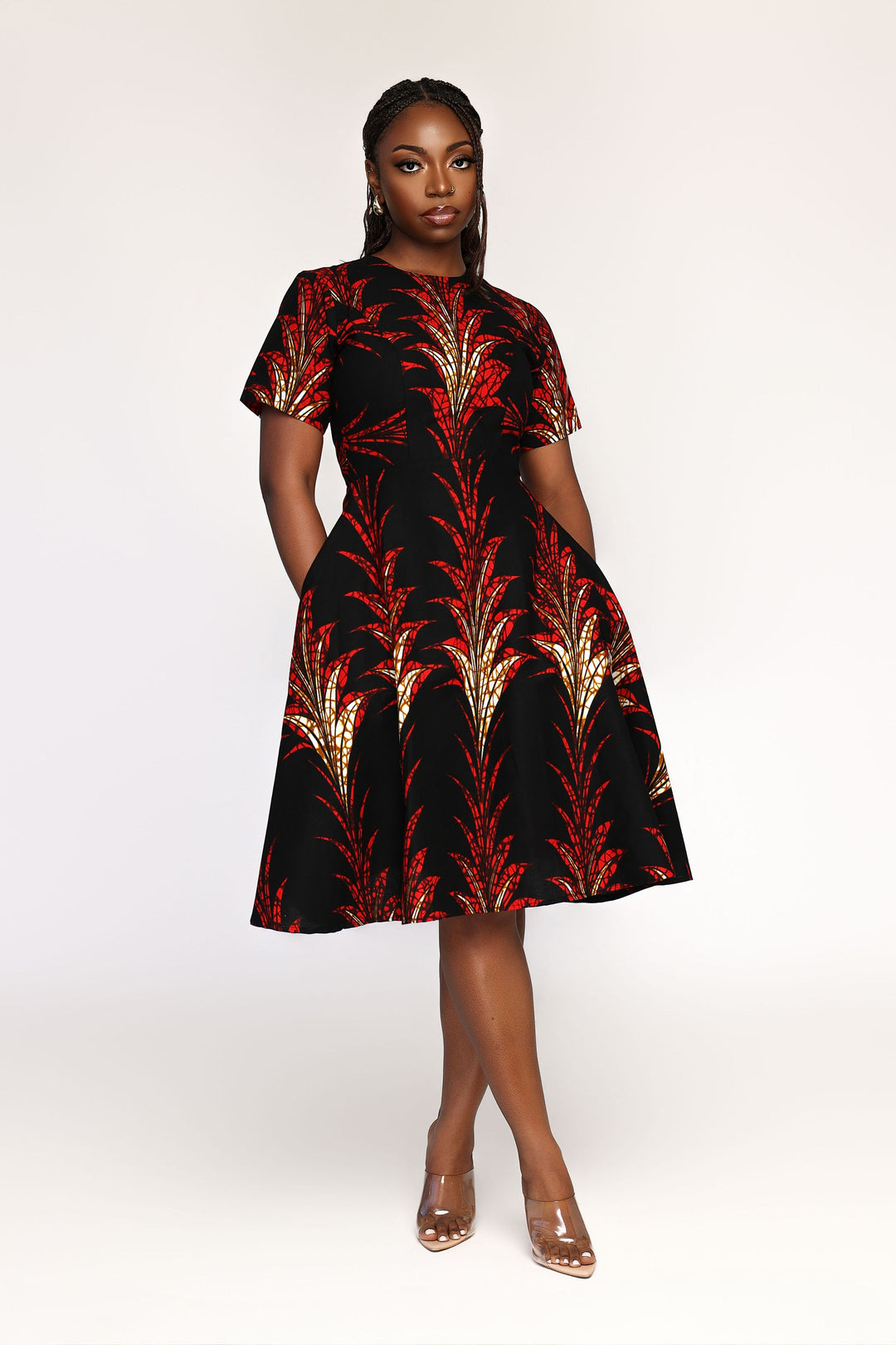sachin and babi light blue dress Buy African print dresses | Dashiki and ankara prints dress main image 0