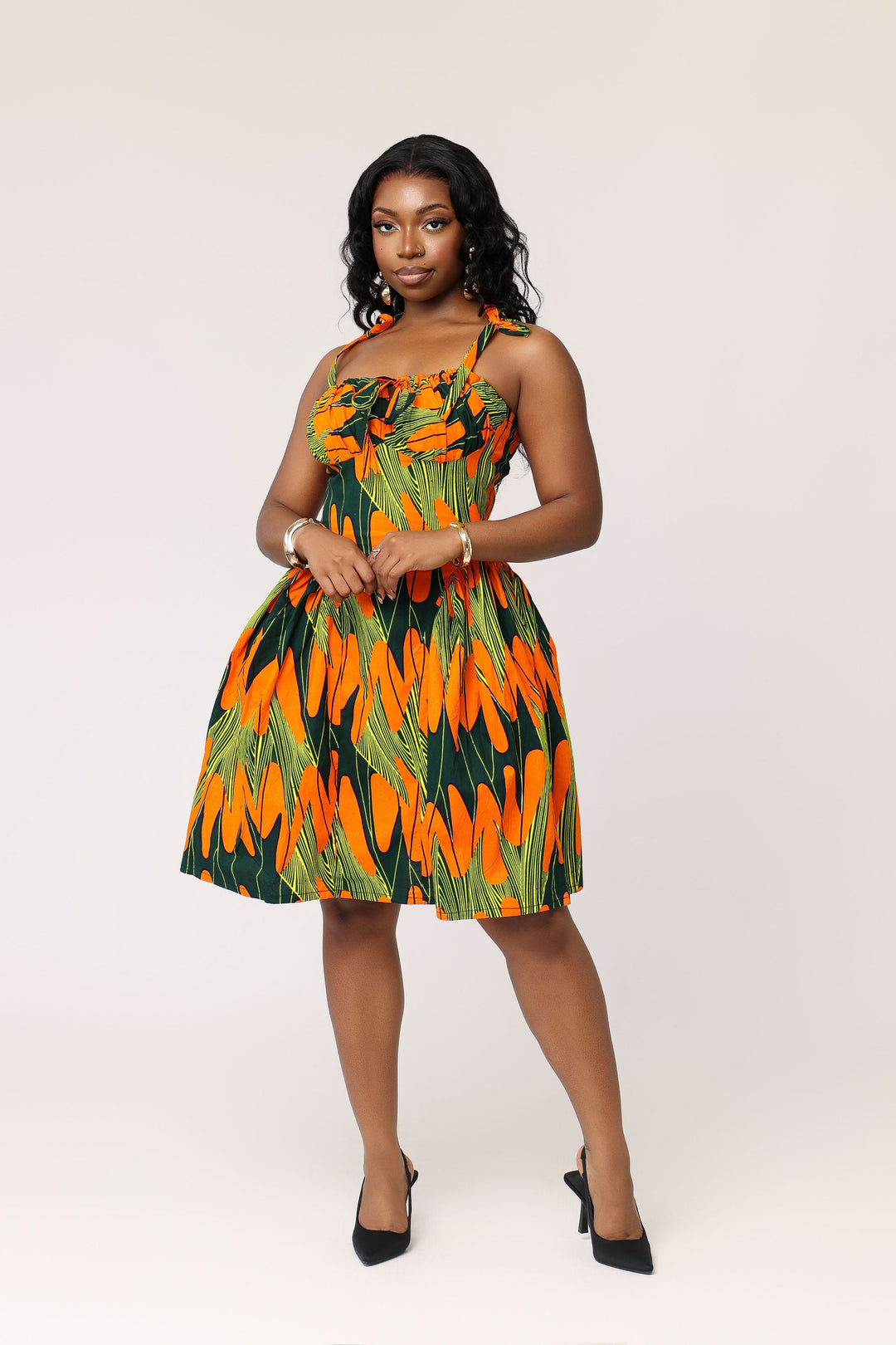 corset african print dress Blue Pink African Ankara Print Plus Size Corset Dress with Long Sleeve