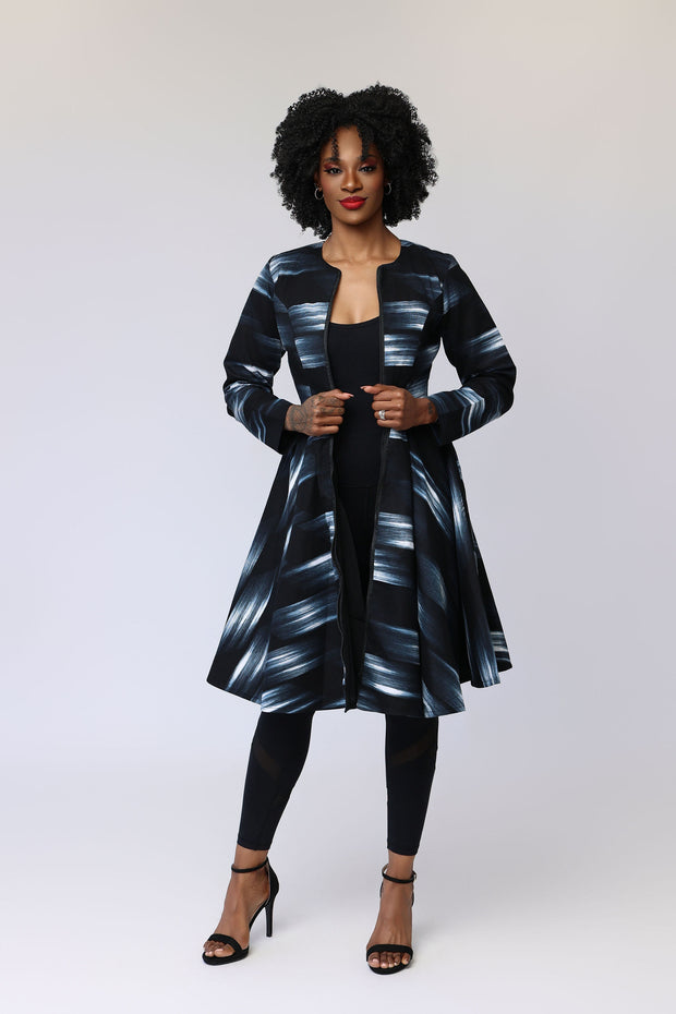 Alaso African Print Jacket Dress