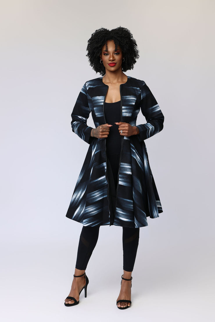 Alaso African Print Jacket Dress