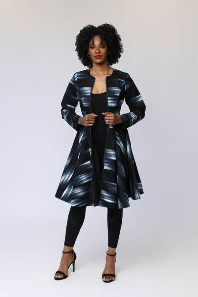 Alaso African Print Jacket Dress