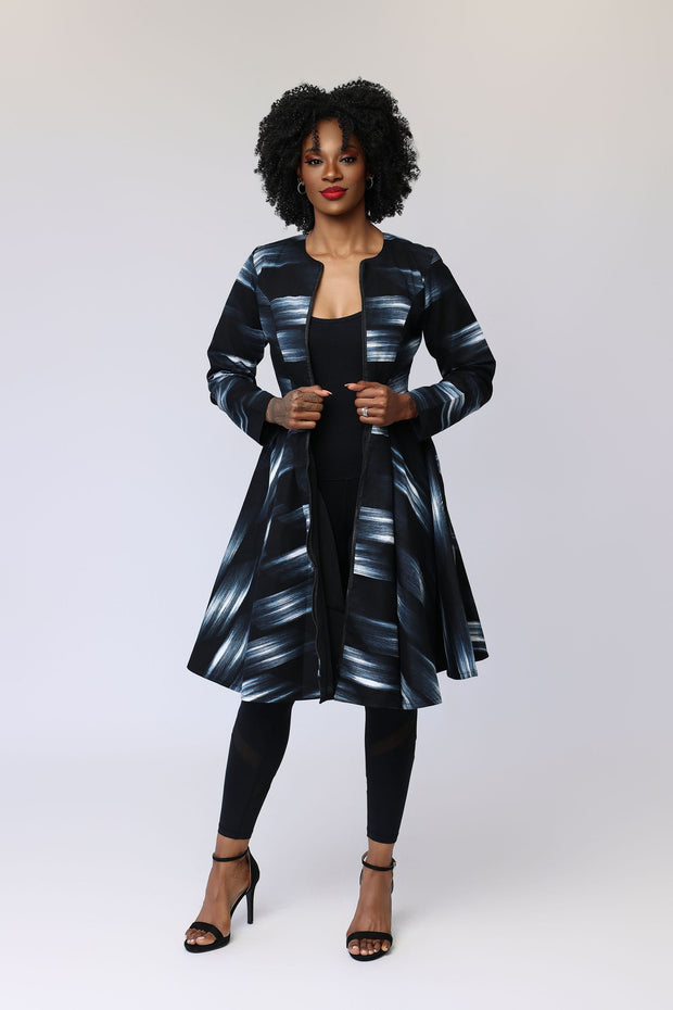Alaso African Print Jacket Dress