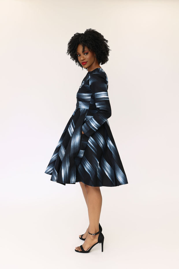 Alaso African Print Jacket Dress