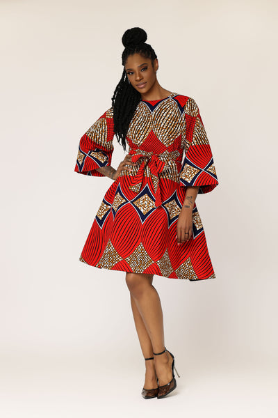 Taye African Print Dress (PRE-ORDER)