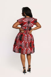 Tomi African Print Dress
