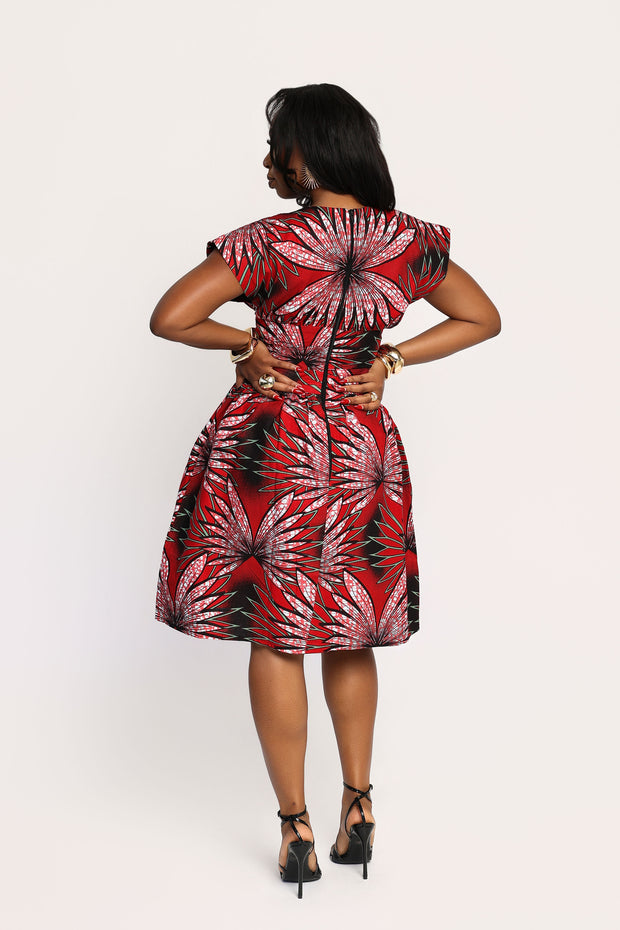 Tomi African Print Dress