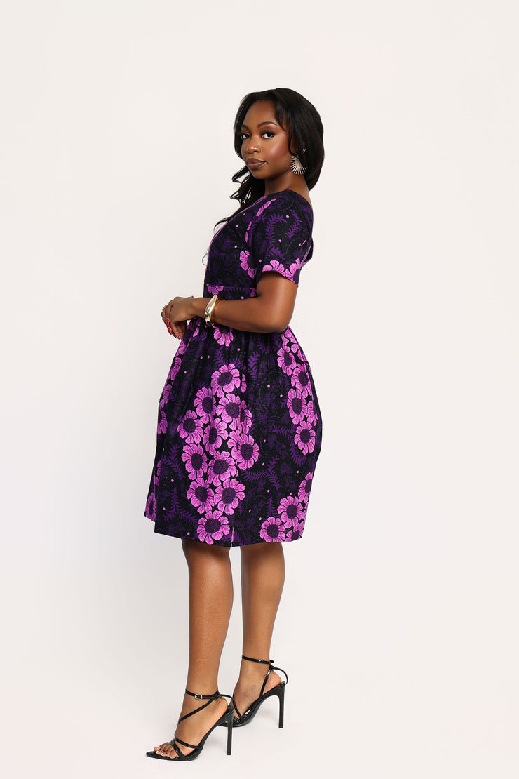 Famimora African Print Dress