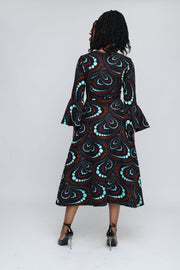 Zainab African Print Jacket Dress