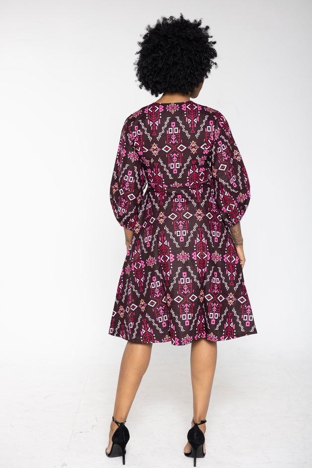 Ami African Print Jacket Dress - Ray Darten